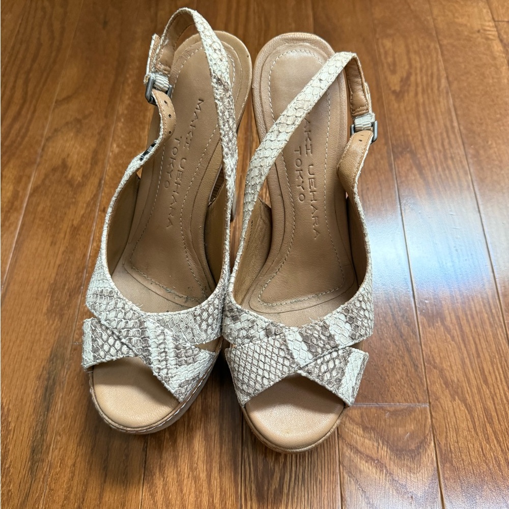 Vintage Maki Uehara Tokyo Heeled Sandals